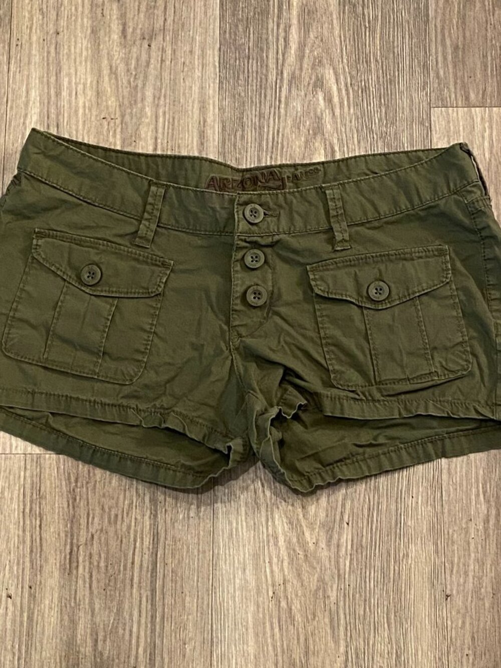 Arizona Green Shorts Juniors Size 7